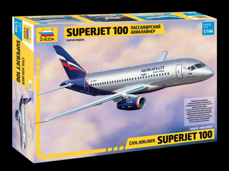 Российский пассажирский самолёт Суперджет 100