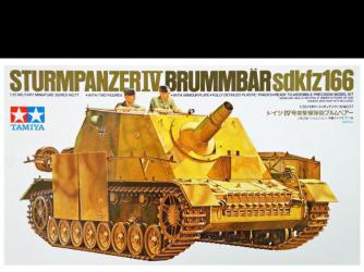 Самоходное орудие Sturmpanzer IV Brumbar с 2 фигурами 
