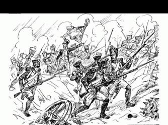 Французская линейная пехота в бою