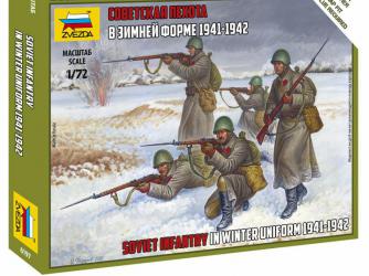 Советская пехота в зимней форме 