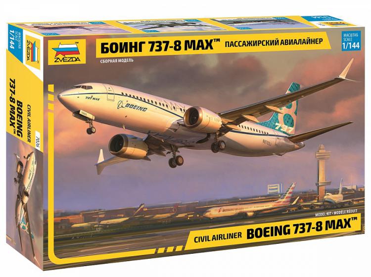 Пассажирский авиалайнер Боинг 738/8 Мах