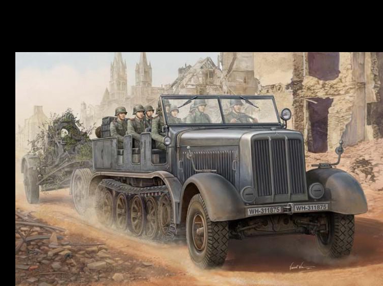 Тягач Sd.Kfz.8 Schwerer Zugkraftwagen 12t