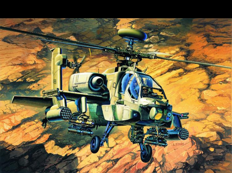 Американский ударный вертолёт АН 64 