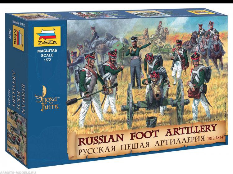 Русская артиллерия 1812 год