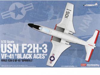 Самолёт США USN F2H 3 VF 41 "Black Aces"